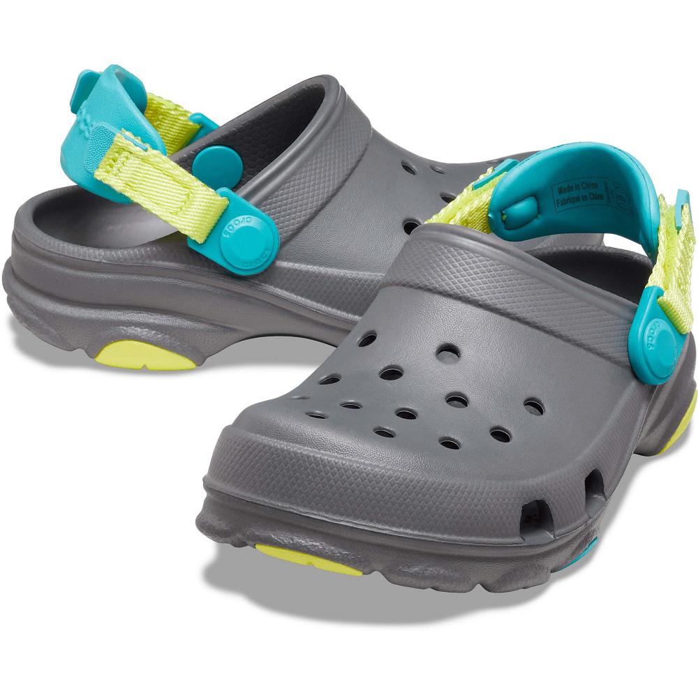 Grey Girls' Crocs Toddler Classic All-Terrain Clogs | NZ 1525JPQJ